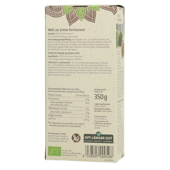 Bio Bananenmehl 350g