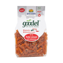 Bio Goodel Rote Linsen Fusilli, 250g