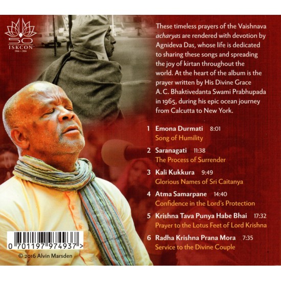 Prayer to the Lotus Feet of Lord Krishna, Agnideva Das and Friends (CD)