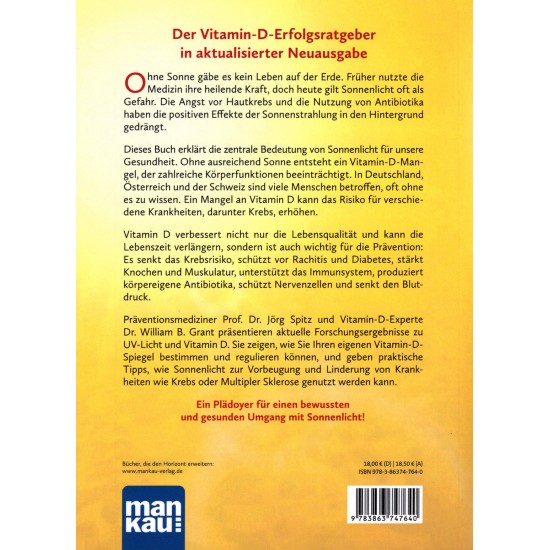 Krebszellen mögen keine Sonne, Prof. Dr. med. Jörg Spitz | William B. Grant, Ph. D.