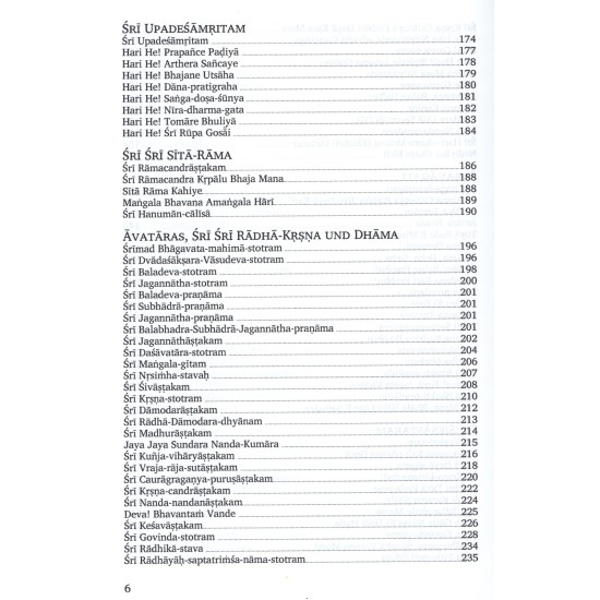 Liederbuch der Gaudiya-Vaisnavas