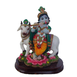 Krishna Murti mit Kuh